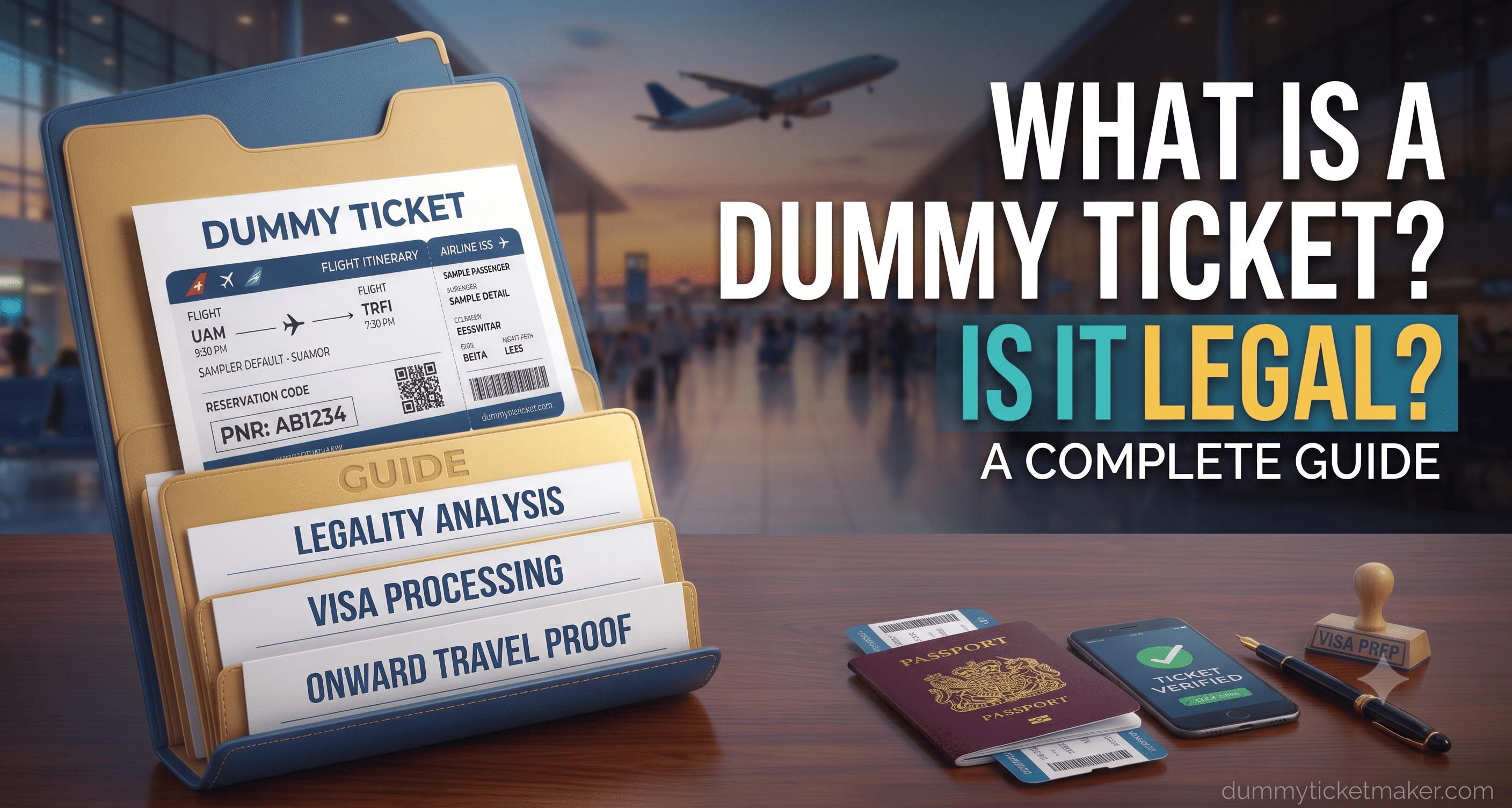 WHAT IS A DUMMY TICKET? IS IT LEGAL? A COMPLETE GUIDE