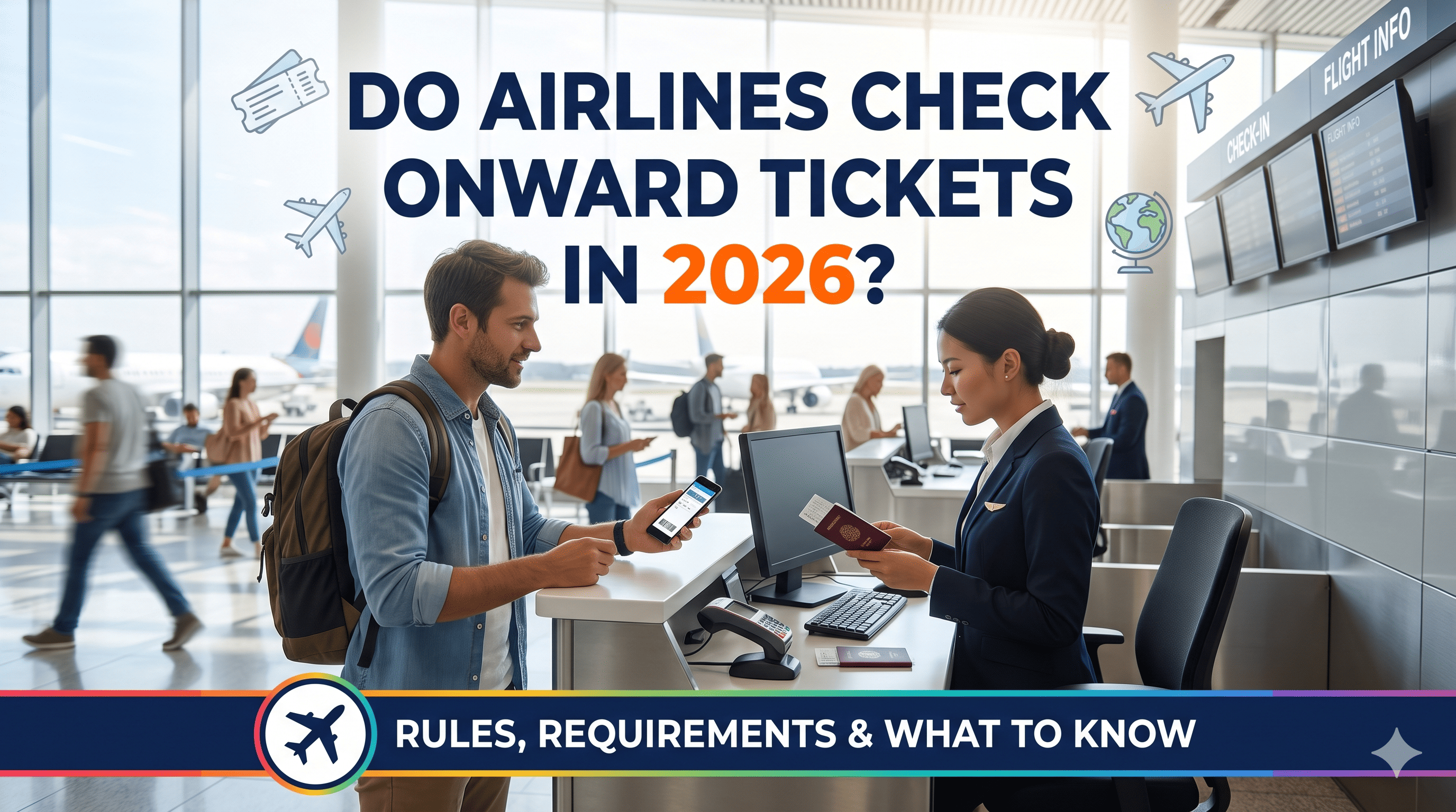Do Airlines Check Onward Tickets in 2026? Rules, Requirements & What to Know
